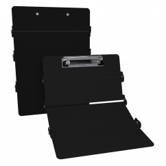 4-Fold ISO Clipboard - Black